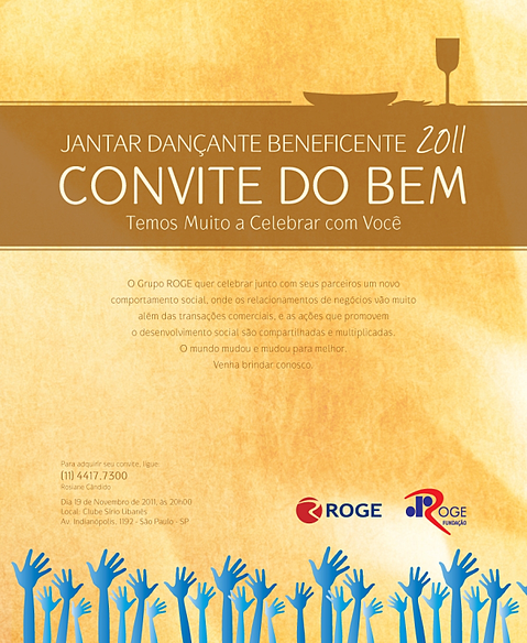 jantar fundação roge