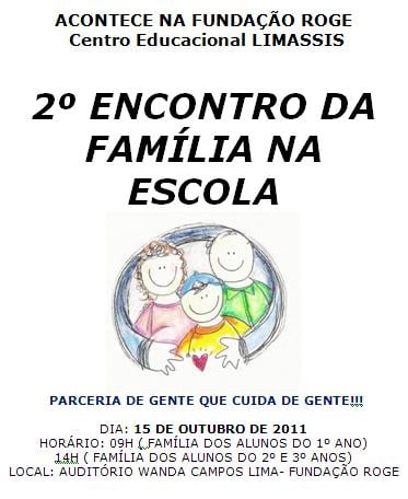 encontro escola família