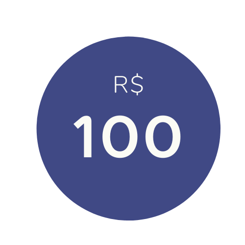 R$100,00 Ouro