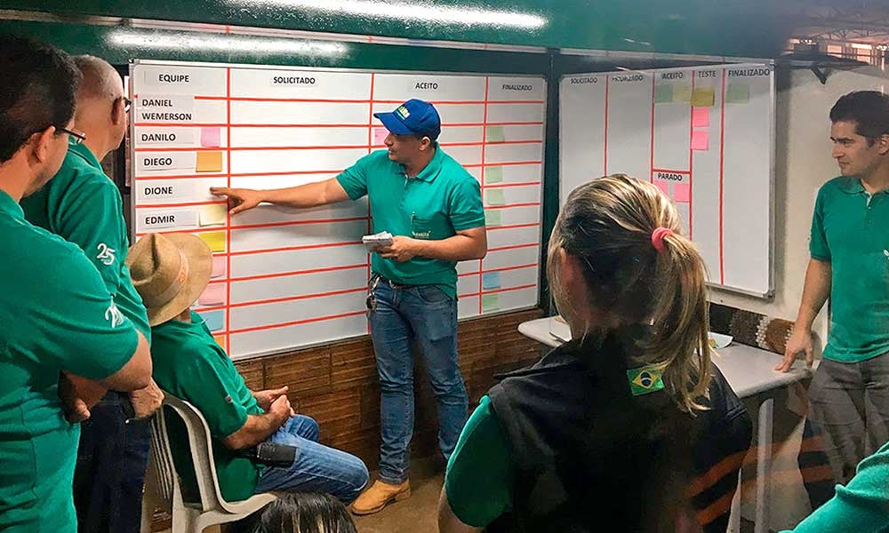 Sistema MDA na gestão de fazenda de leite